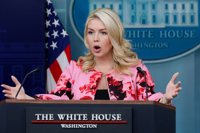 Karoline Leavitt luta para defender a ameaça assustadora de Trump que poderia constituir crime de guerra