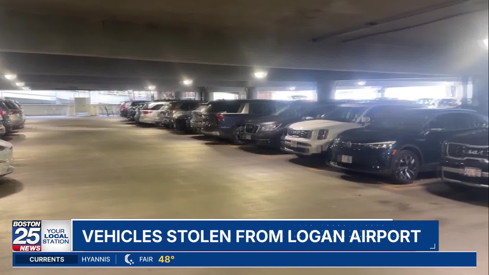 Carro de homem de Boxborough foi roubado no estacionamento central do Aeroporto Logan